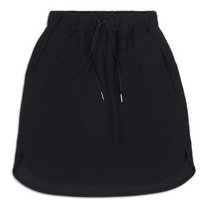 Black Lululemon On The Fly Skirt